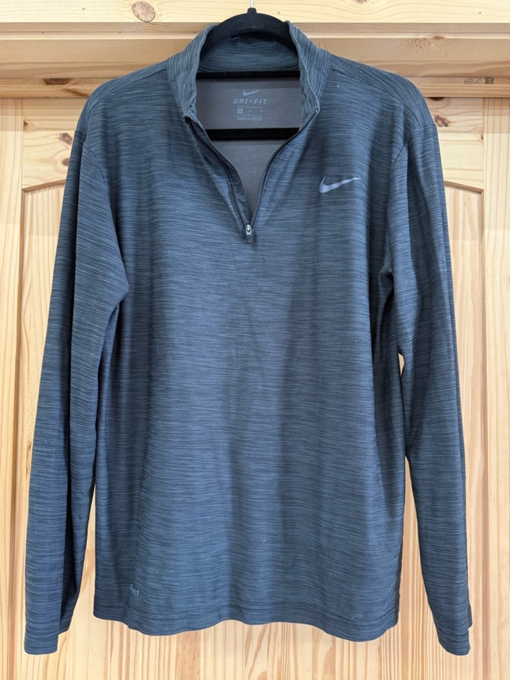 Nike Dri-FIT Heathered Charcoal‎ Quarter-Zip Pullover